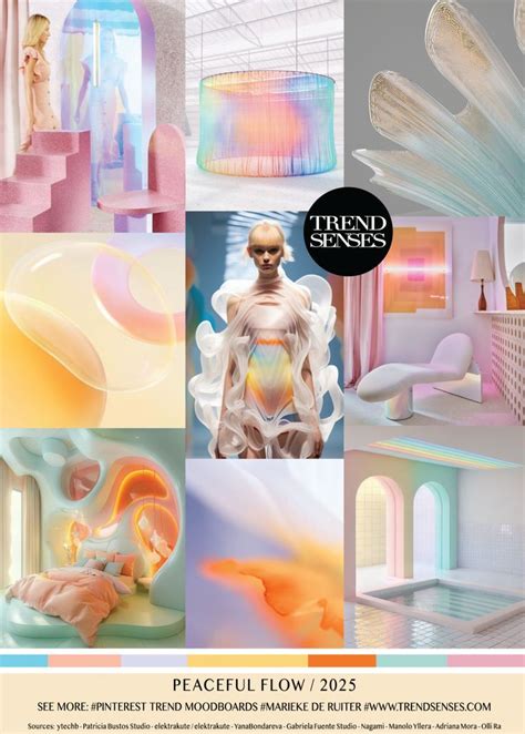 Trend Moodboards Trendsenses In 2024 Pastel Trends Color Trends