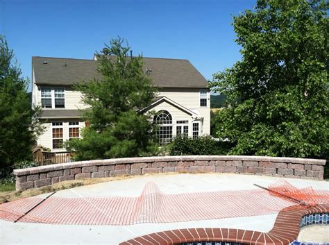 Poolscape Of Keystone Country Manor In Spring Grove Pa Ryans Landscaping Backyard House