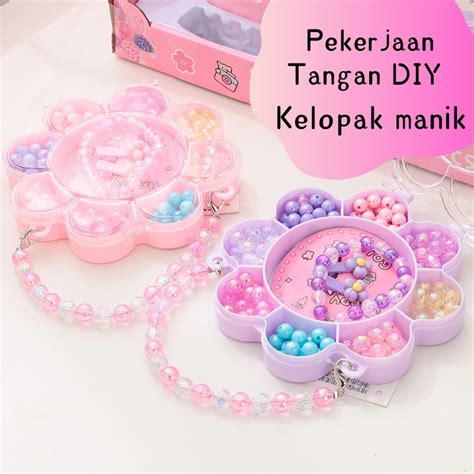 Jual Mainan Diy Kelopak Manik Manik Buatan Tangan Anak Perempuan Hadiah