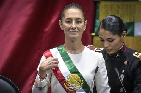 Claudia Sheinbaum Sworn In As Mexicos First Female President In