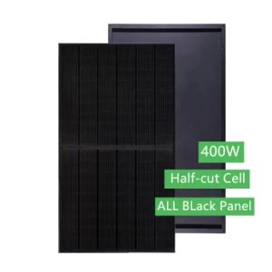 Fotovo Half Cut Mono Full Black Solar Panel W Pv Module Mono Solar