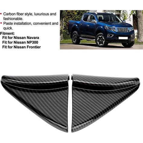 For Navara Np Carbon Fibre Car Interior A Pillar Speaker