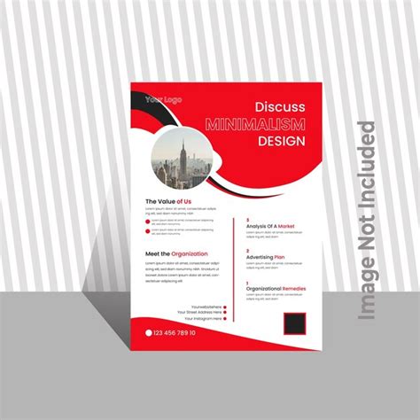 Premium Vector Modern Brochure Template Flyer Design Vector Template