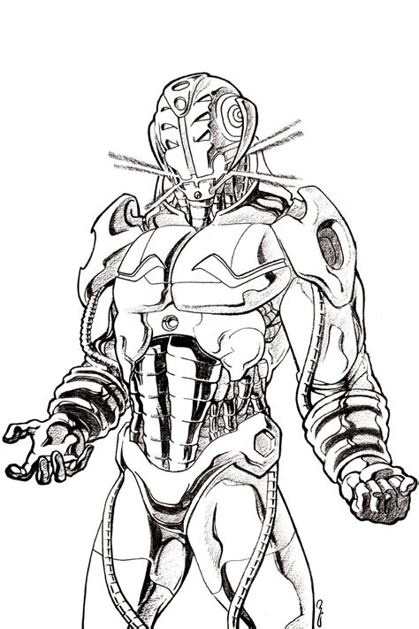 Vision Avengers Age Of Ultron Coloring Pages Coloring Pages