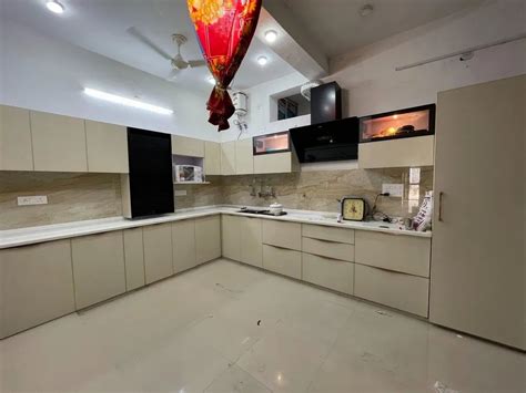 L Shape Modular Kitchen Service At Rs Sq Ft Modern L Shaped The