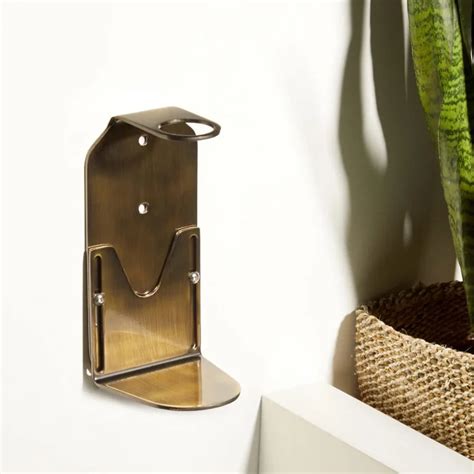 Gold Double Wall Mounted Soap Bottle Holder Gold Double Bottle Holder