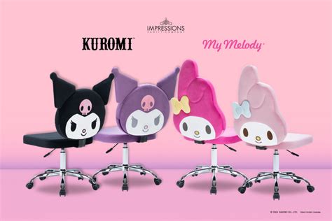 Introducing My Melody And Kuromi Vanity Chairs Impressions Vanity Co