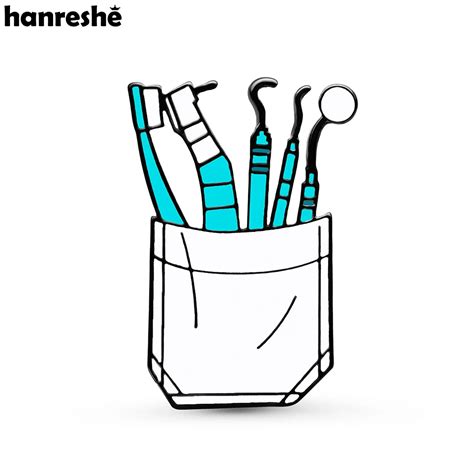 Hanreshe Broche En Mail Pour Sac Dos Et Chapeau Outils De Dentiste