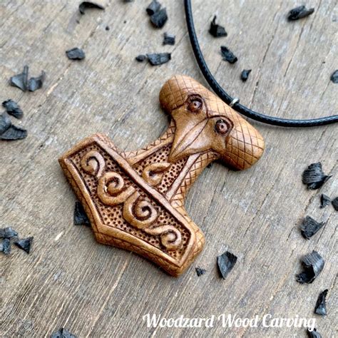 Thors Hammer Thor S Hammer Mjolnir Triquetra Pendant Mjolnir Pendant