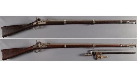 Two Civil War Era U S Percussion Rifle Muskets Rock Island Auction