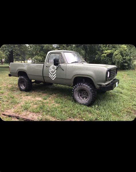 My 1977 Dodge W200 M818 After They Retired Them From The Army In The