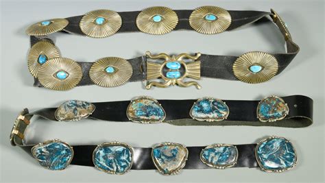 Lot 619 2 Southwestern Belts Old Pawn Case Auctions