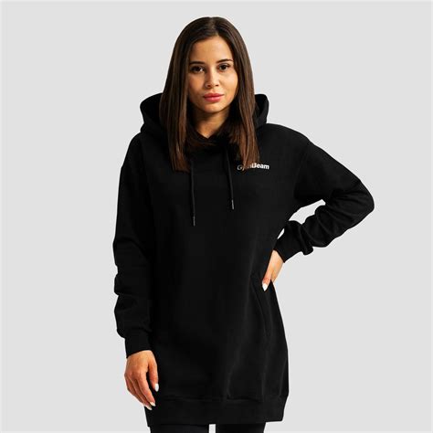 Limitless Longline Hoodie für Frauen Black GymBeam GymBeam de