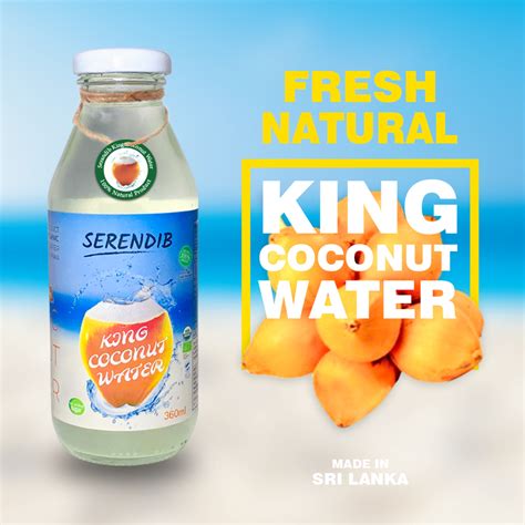 Pure King Coconut Water 360ml By Earthfresh Llc Made In Sri Lanka