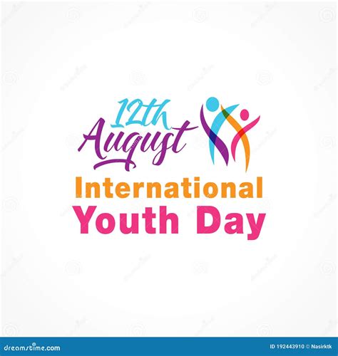 12th August World International Youth Day Logo Illustration Shirt