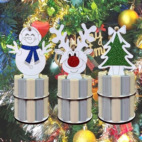 3Pcs Christmas Unique Money Holder Handmade Christmas Desktop