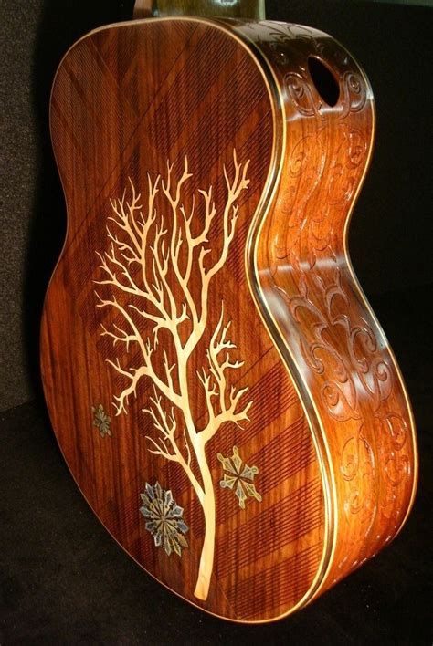 Handmade Blueberry "Winter" Acoustic Guitar by Blueberry Musical Instruments Inc. | CustomMade.com