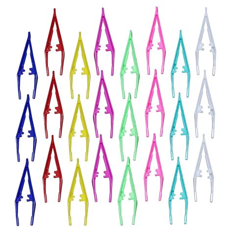 24 Pcs Ingrown Disposable Tweezers Eyelid Stickers Miss 1050x180x1