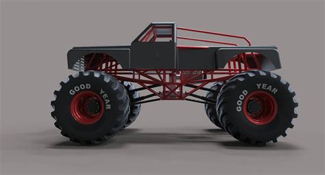 Monster truck - DownloadFree3D.com