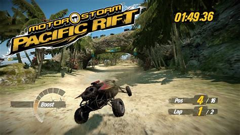 Motorstorm Pacific Rift Ps Races Over Water Fire Air Earth