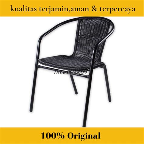 Jual Ace Soleil Kursi Teras Anyaman Hitam Shopee Indonesia