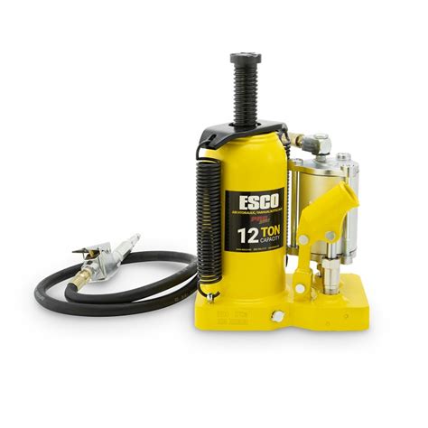 ESCO Pro Series 12 Ton Air Hydraulic Bottle Jack | ESCO