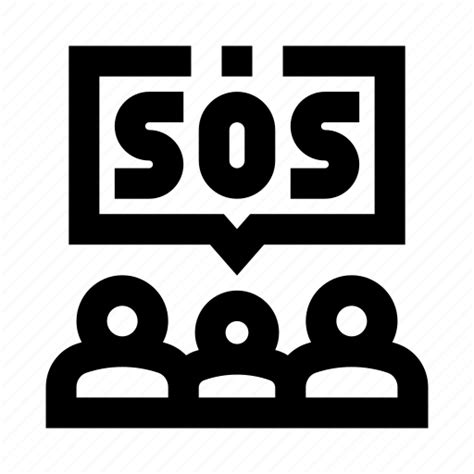 Help, sos, emergency, rescue, people, danger, volunteer icon - Download ...