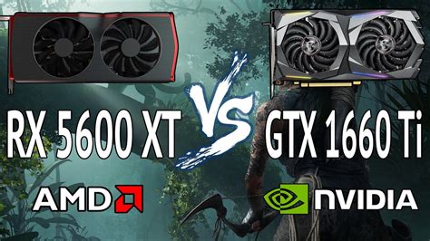 Rx 5600 Xt Vs Gtx 1660 Ti Benchmark In 10 Games Youtube