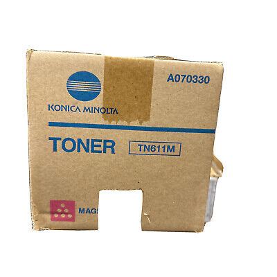 Tn M Magenta Toner Cartridge Konica Minolta New Genuine Original