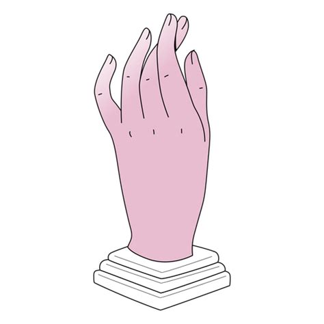 Gradient Hand Sculpture Png And Svg Design For T Shirts