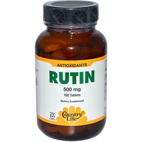 Рутин (Rutin): описание, рецепт, инструкция