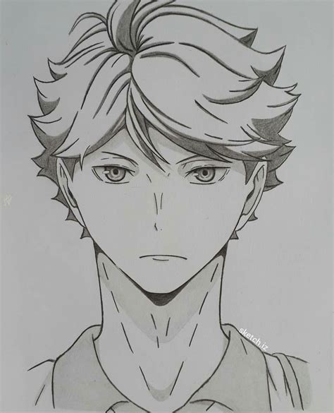 How To Draw Koushi Sugawara From Haikyuu Drawingtutorials101 Artofit