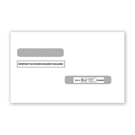 Double Window Confidential Envelope Self Seal For Invoices Business