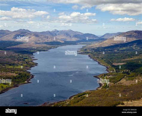 Looking Up The Western End Of Loch Linnhe Towards Glenfinnan From Fort