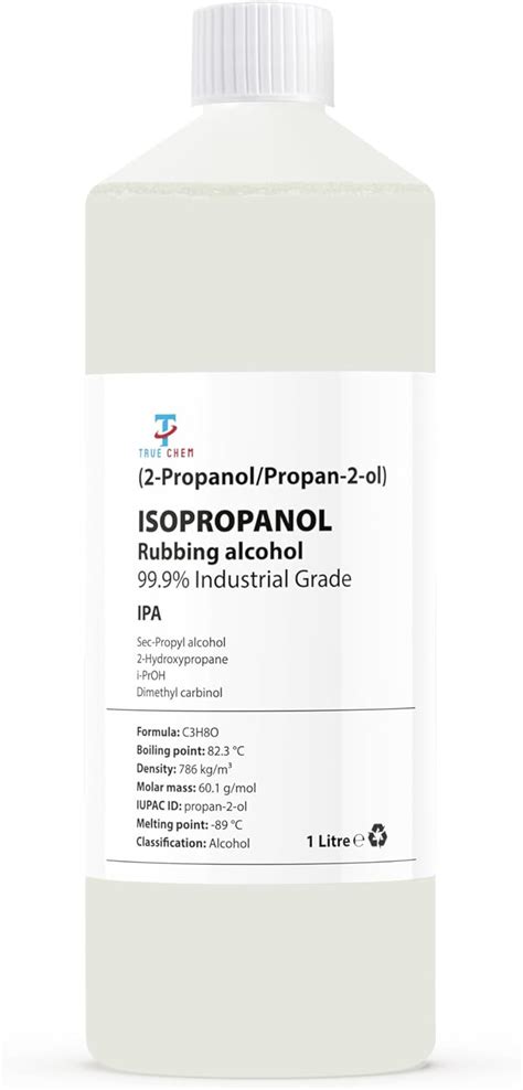 True Chem Isopropanol Rubbing Alcohol All Purpose Isopropyl IPA 99