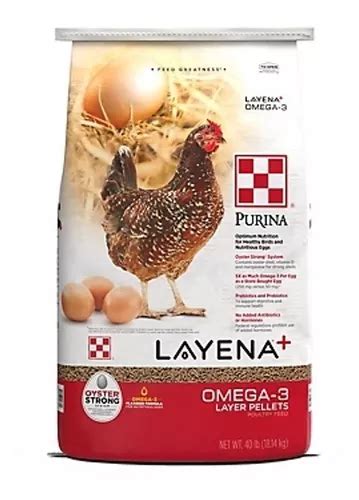 Alimento Purina Layena Y Omega Gallinas Ponedoras Kg Env O Gratis