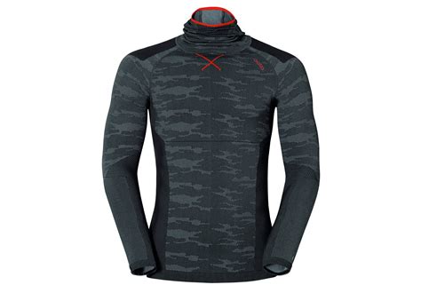 Odlo Maillot Blackcomb Evolution Warm M Homme Noir Pas Cher