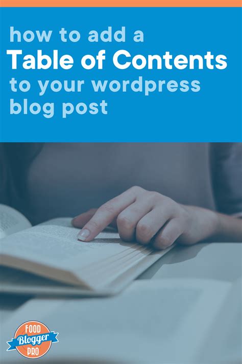 How To Add A Table Of Contents To Your WordPress Blog Post With