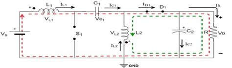 Sepic Converter Operation Mode When S 1 Is Off Download Scientific Diagram