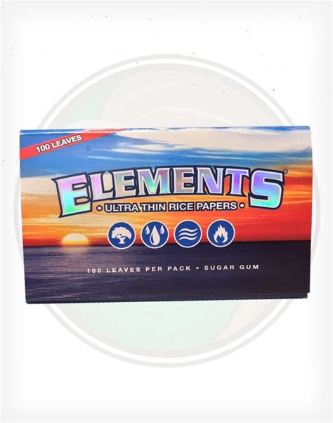 element single wide rolling papers cigarette leaf