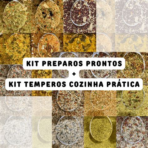 Kit Preparos Prontos G De Cada Kit Temperos Cozinha Pr Tica