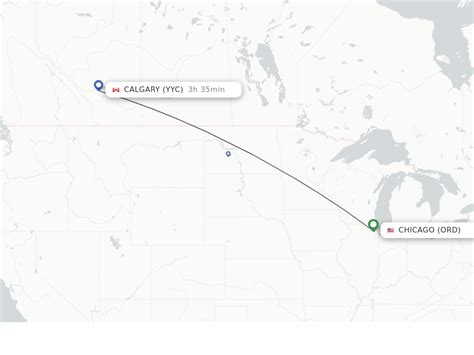 Direct Non Stop Flights From Chicago To Calgary Schedules