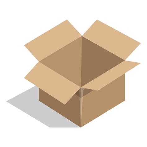 Icono De Caja De Cart N Abierta Descargar Png Svg Transparente