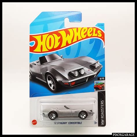 Hot Wheels 72 Stingray Convertible Hw Roadsters Grey Shopee Malaysia