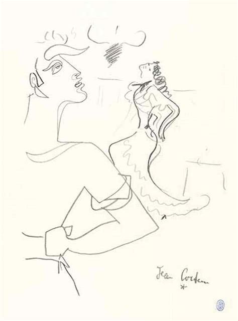 Jean Cocteau Jean Cocteau Original Lithograph For Sale At 1stdibs Jean Cocteau Untitled