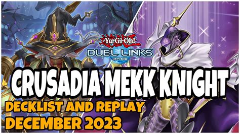 Crusadia Mekk Knight Duel Links December Ranked Duel Replay And