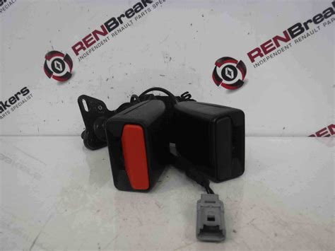 Renault Clio Mk Passenger Nsr Rear Seat Belt Buckle Red