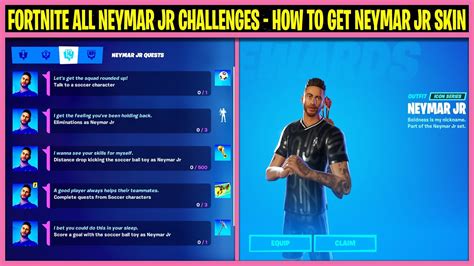 All Neymar Jr Epic Quests Challenges Guide How To Unlock Neymar Jr