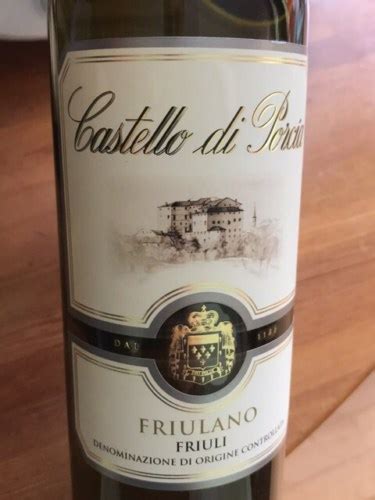 Principi Di Porcia Castello Di Porcia Friulano Vivino Brasil