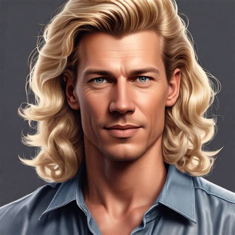 Convert Photo To Color Realistic Blonde Wavy Hair Style Free Online